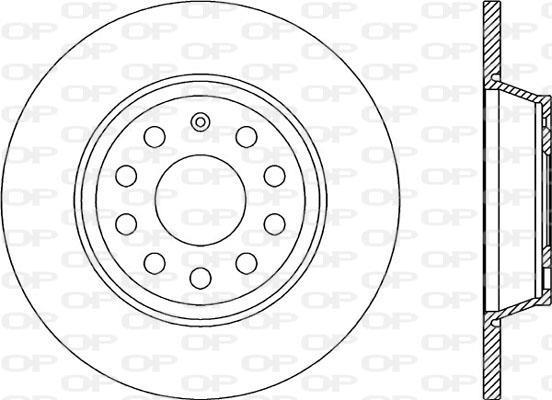 Disques de frein OPEN PARTS ref. BDA2263.10