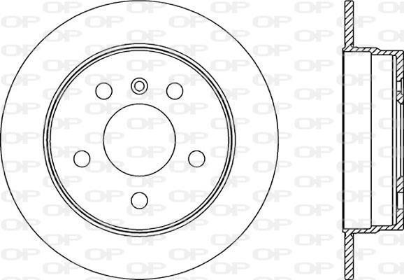 Discos de travão OPEN PARTS ref. BDA2311.10