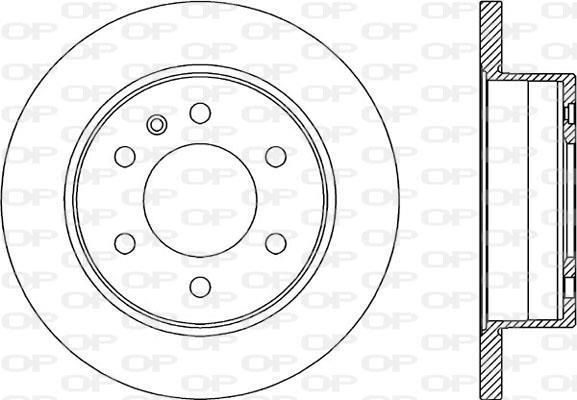 Discos de travão OPEN PARTS ref. BDA2325.10