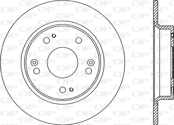 Discos de travão OPEN PARTS ref. BDA2344.10