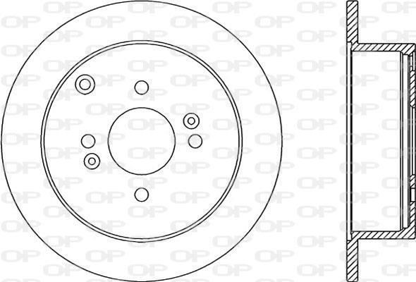 Disques de frein OPEN PARTS ref. BDA2354.10