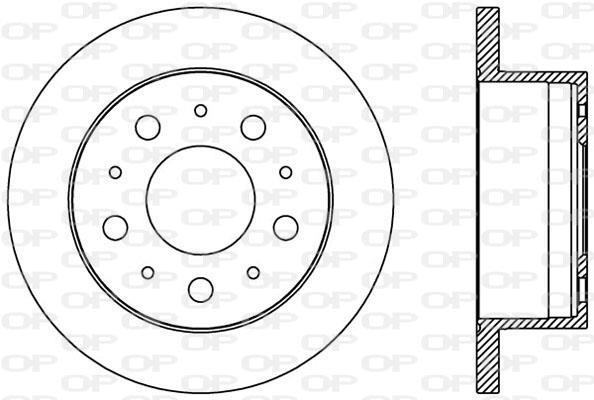 Disques de frein OPEN PARTS ref. BDA2385.10