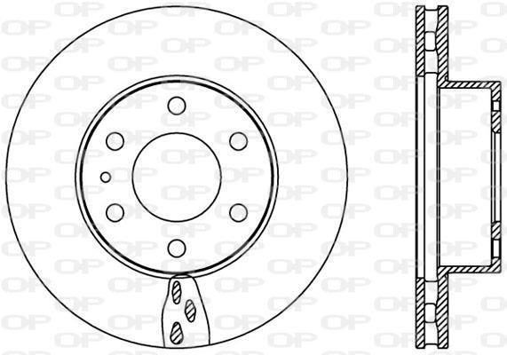 Disques de frein OPEN PARTS ref. BDA2390.20