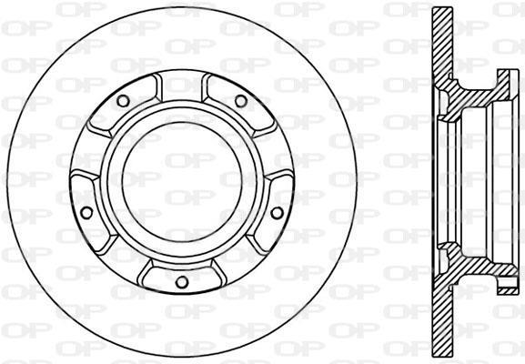 Disques de frein OPEN PARTS ref. BDA2411.10