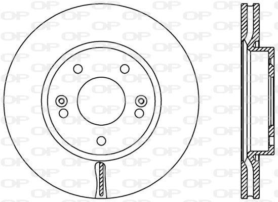 Disques de frein OPEN PARTS ref. BDA2443.20