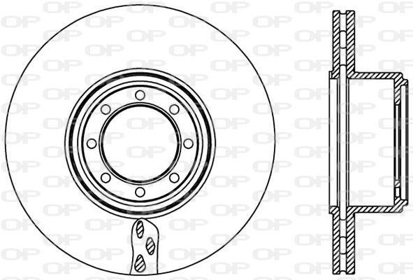 Discos de travão OPEN PARTS ref. BDA2451.20