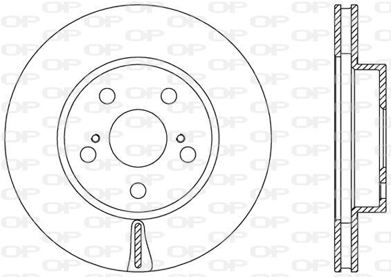 Discos de travão OPEN PARTS BDA2463.20