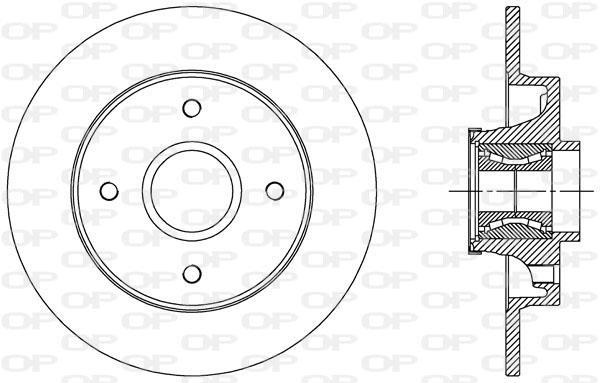 Disques de frein OPEN PARTS ref. BDA2510.30