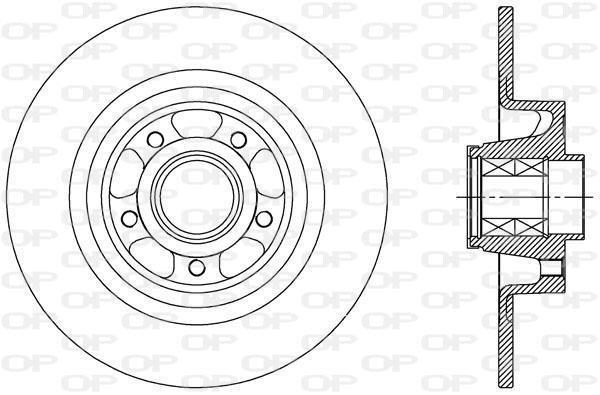 Discos de travão OPEN PARTS ref. BDA2514.30