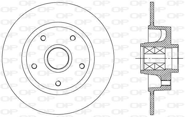 Disques de frein OPEN PARTS ref. BDA2515.30