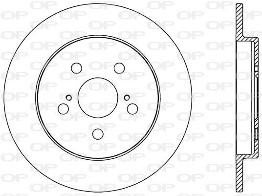 Disques de frein OPEN PARTS ref. BDA2524.10