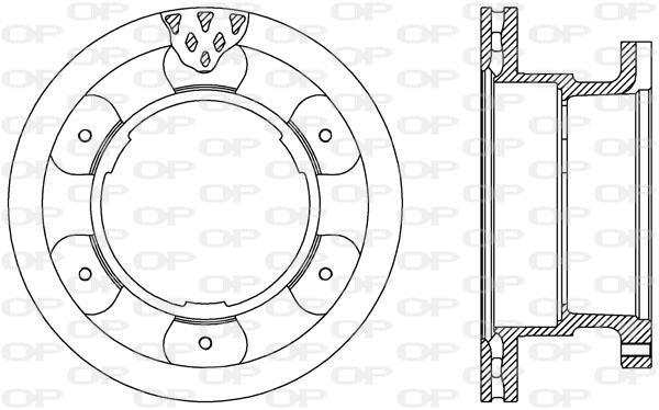 Discos de travão OPEN PARTS ref. BDA2542.20