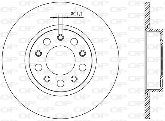 Discos de travão OPEN PARTS ref. BDA2559.10