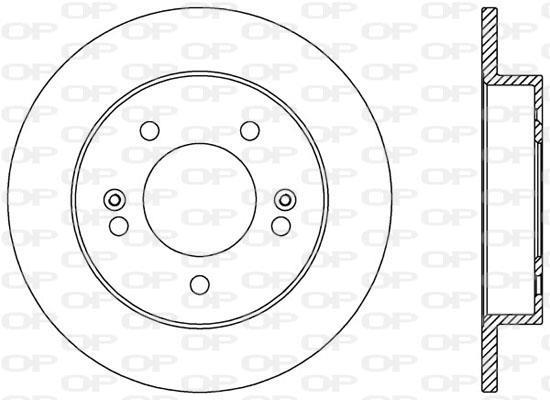 Discos de travão OPEN PARTS ref. BDA2569.10