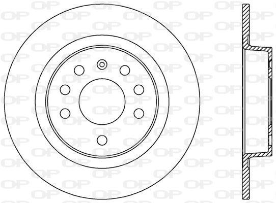 Disques de frein OPEN PARTS ref. BDA2575.10
