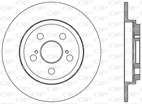 Disques de frein OPEN PARTS ref. BDA2582.10