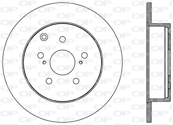Discos de travão OPEN PARTS ref. BDA2584.10