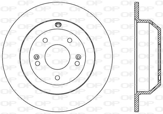 Disques de frein OPEN PARTS ref. BDA2587.10