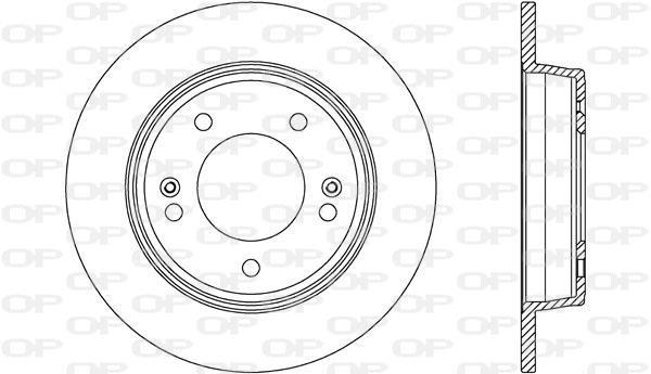 Disques de frein OPEN PARTS ref. BDA2604.10