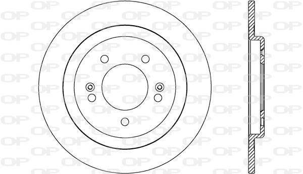 Discos de travão OPEN PARTS ref. BDA2605.10