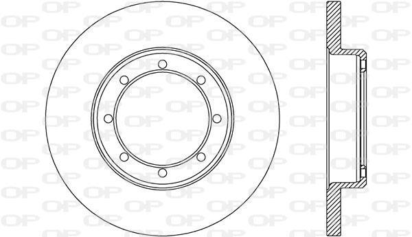 Discos de travão OPEN PARTS ref. BDA2655.10
