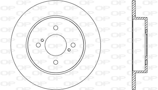 Discos de travão OPEN PARTS ref. BDA2662.10