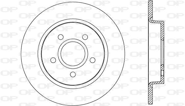 Disques de frein OPEN PARTS ref. BDA2670.10