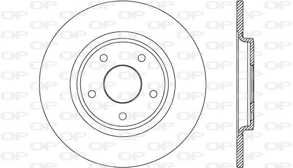 Disques de frein OPEN PARTS ref. BDA2675.10