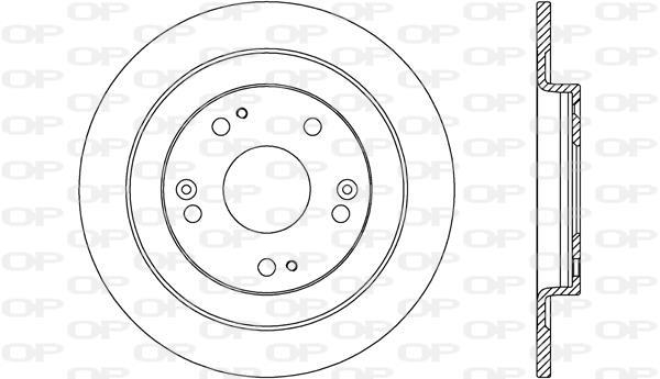 Disques de frein OPEN PARTS ref. BDA2685.10