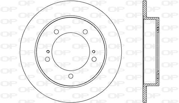 Disques de frein OPEN PARTS ref. BDA2707.10