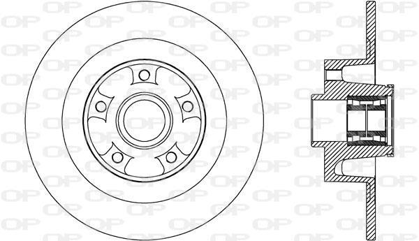 Discos de travão OPEN PARTS ref. BDA2708.30