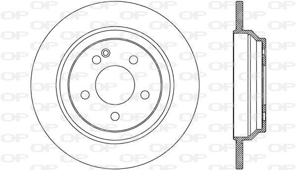 Disques de frein OPEN PARTS ref. BDA2778.10