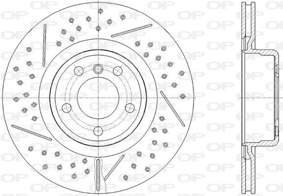 Disques de frein OPEN PARTS ref. BDA2810.20