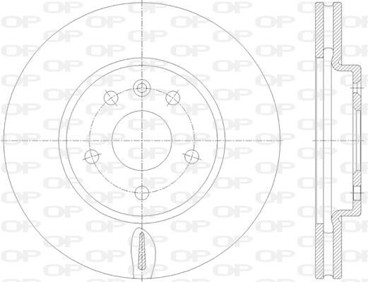 Disques de frein OPEN PARTS ref. BDA2813.20