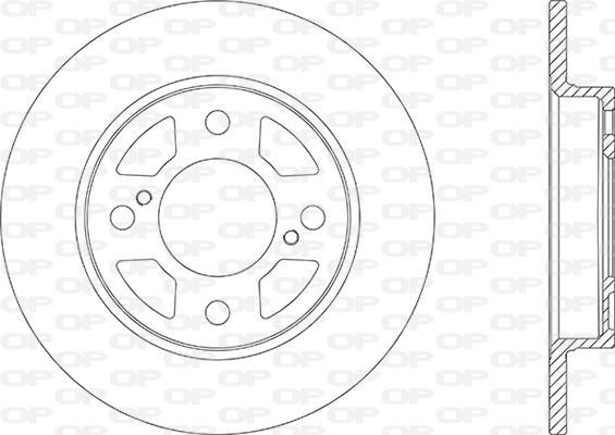 Discos de travão OPEN PARTS ref. BDA2866.10