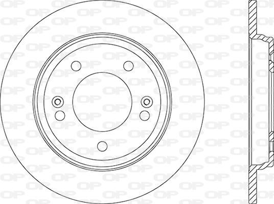 Discos de travão OPEN PARTS ref. BDA2876.10