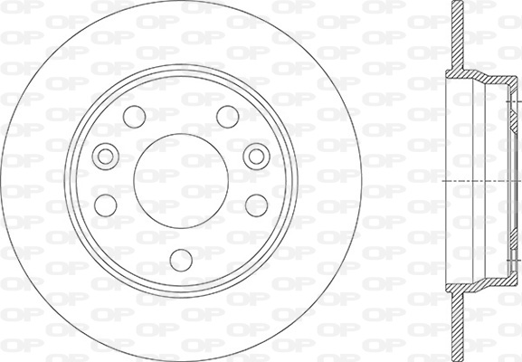 Disques de frein OPEN PARTS BDA2918.10
