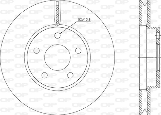 Disques de frein OPEN PARTS BDA2920.20