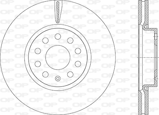 Discos de travão OPEN PARTS BDA2923.20