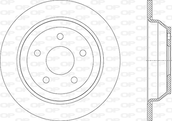 Disques de frein OPEN PARTS BDA2930.10