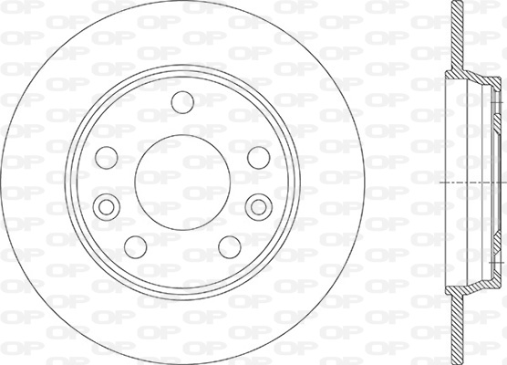 Disques de frein OPEN PARTS BDA2934.10