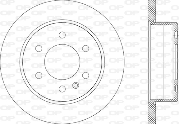 Disques de frein OPEN PARTS BDA2938.10