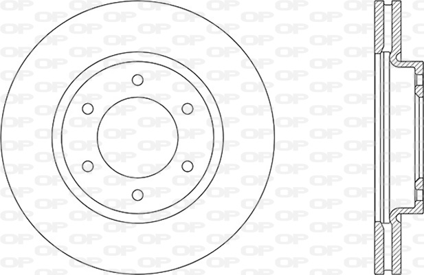 Disques de frein OPEN PARTS BDA2944.20