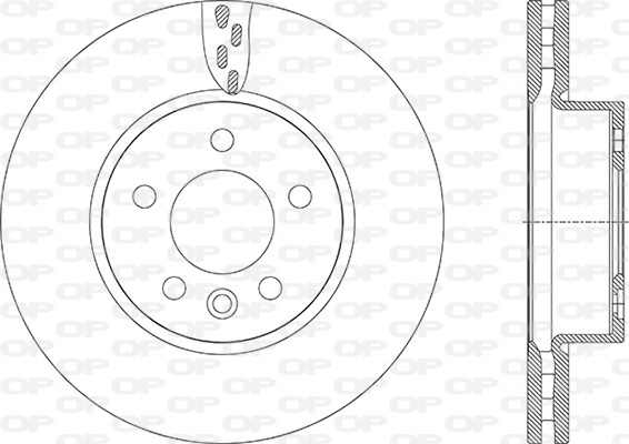 Disques de frein OPEN PARTS BDA2945.20