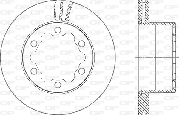 Disques de frein OPEN PARTS BDA2946.20