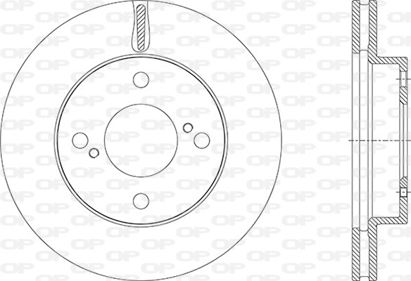 Disques de frein OPEN PARTS BDA2951.20
