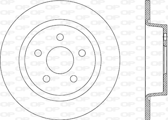 Disques de frein OPEN PARTS BDA2975.10