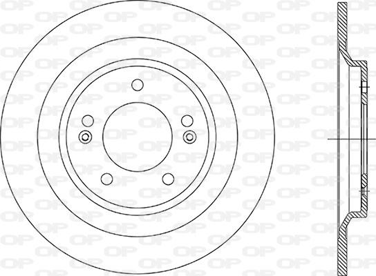 Disques de frein OPEN PARTS BDA2977.10