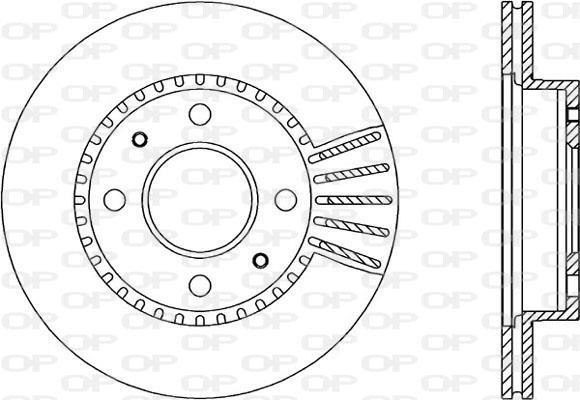 Discos de travão OPEN PARTS ref. BDR1707.20