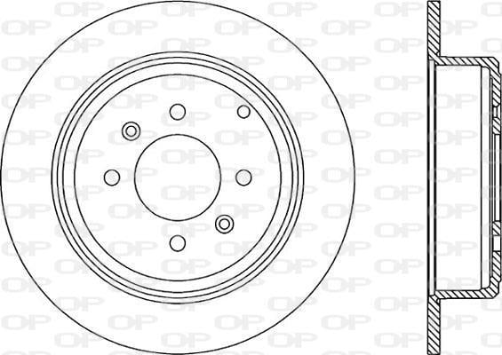 Disques de frein OPEN PARTS ref. BDR1716.10